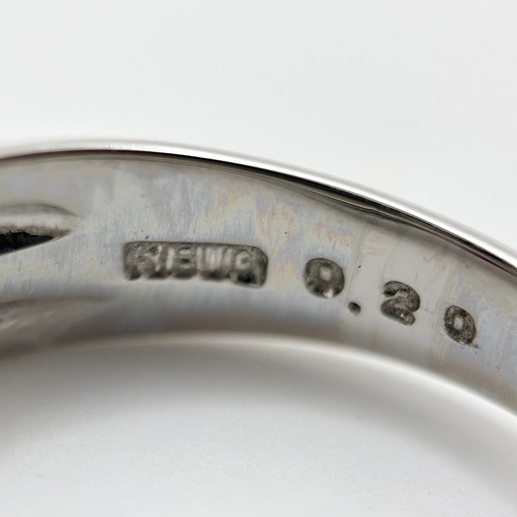 K18WG リング  ルビー CJ0646