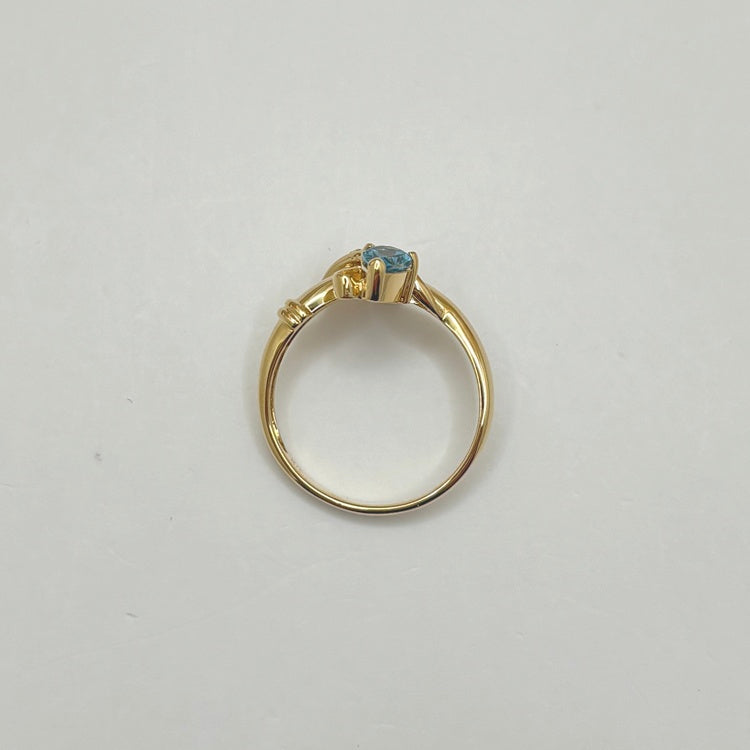 K18 リング ブルートパーズ CJ0647