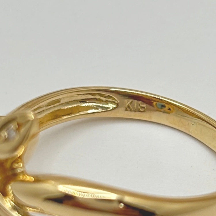 K18 リング ブルートパーズ CJ0647