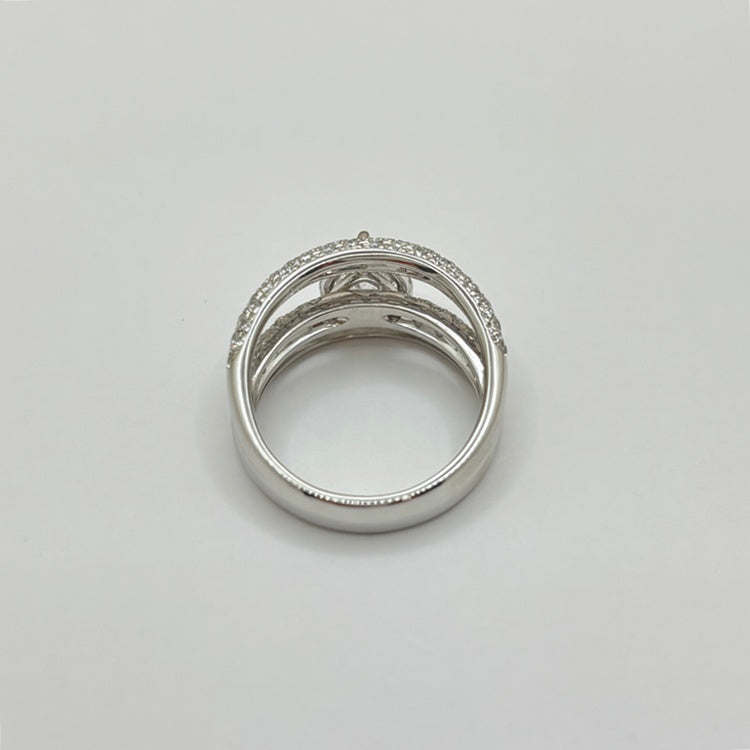 Pt リング ダイヤ (ハートシェイプ) CJ0649