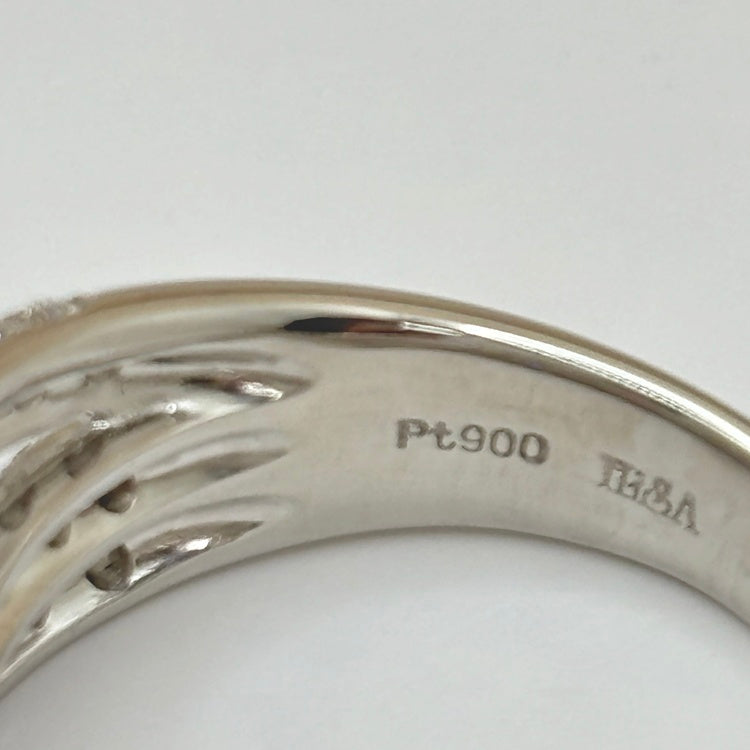 Pt リング ダイヤ (ハートシェイプ) CJ0649