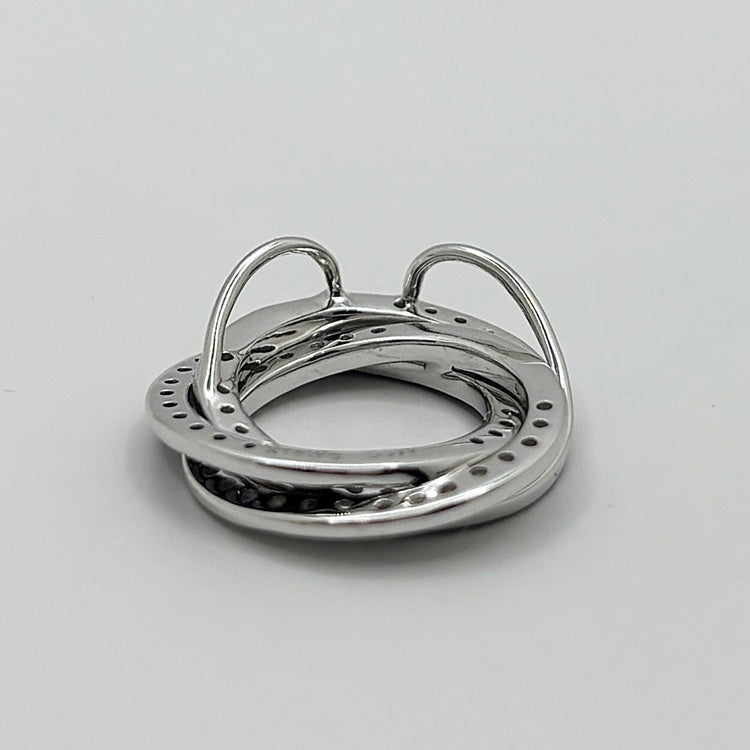 K18WG ペンダントトップ ダイヤ CJ0650