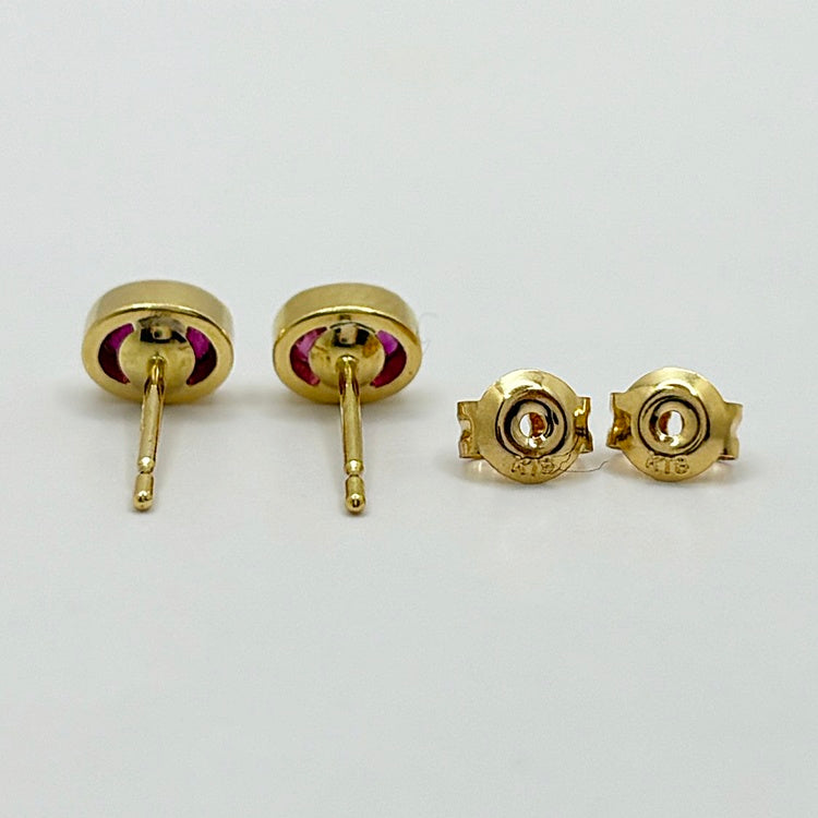 K18 ピアス ルビー CJ0653