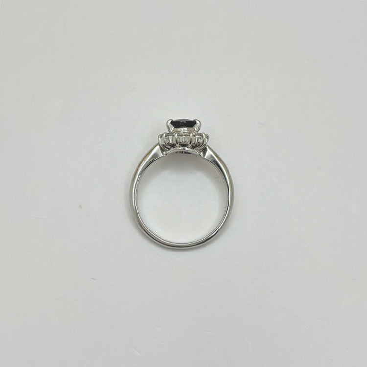 Pt リング サファイア CJ0657