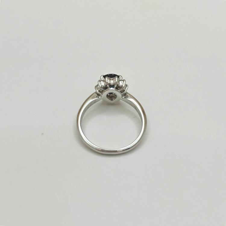 Pt リング サファイア CJ0657