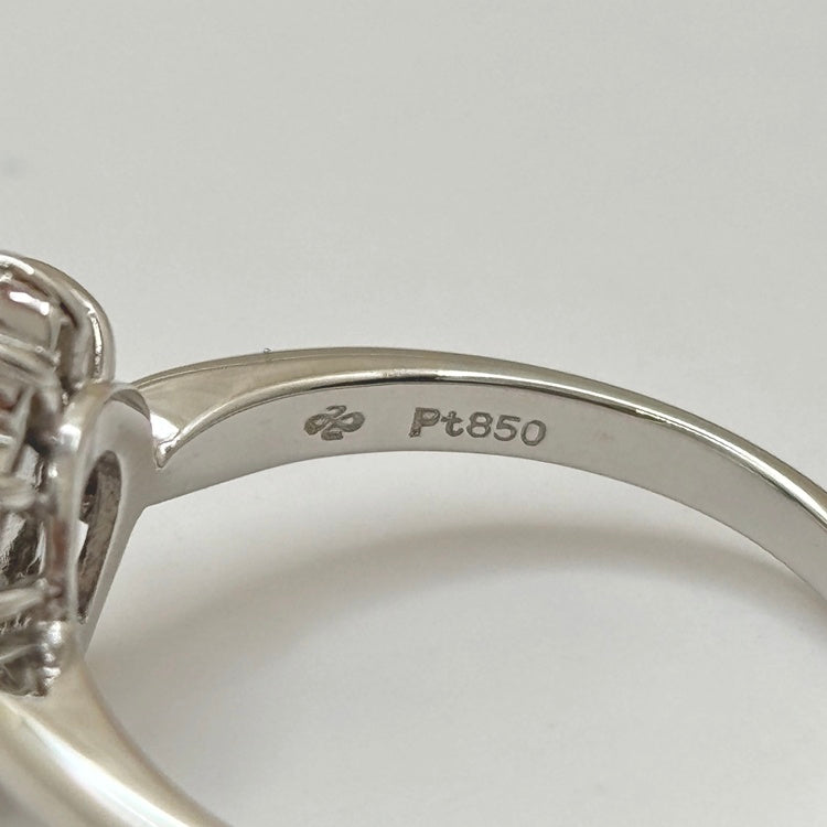 Pt リング サファイア CJ0657