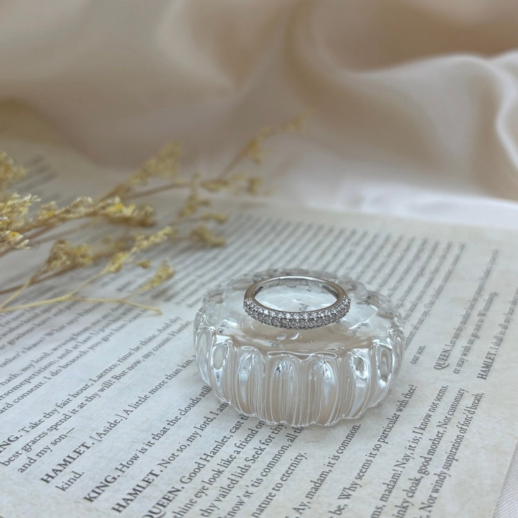 K18WG  リング ダイヤ CJ0658