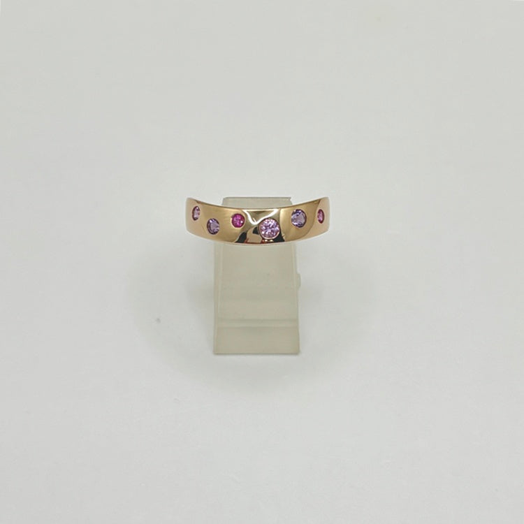 K18PG リング ピンクサファイア CJ0659