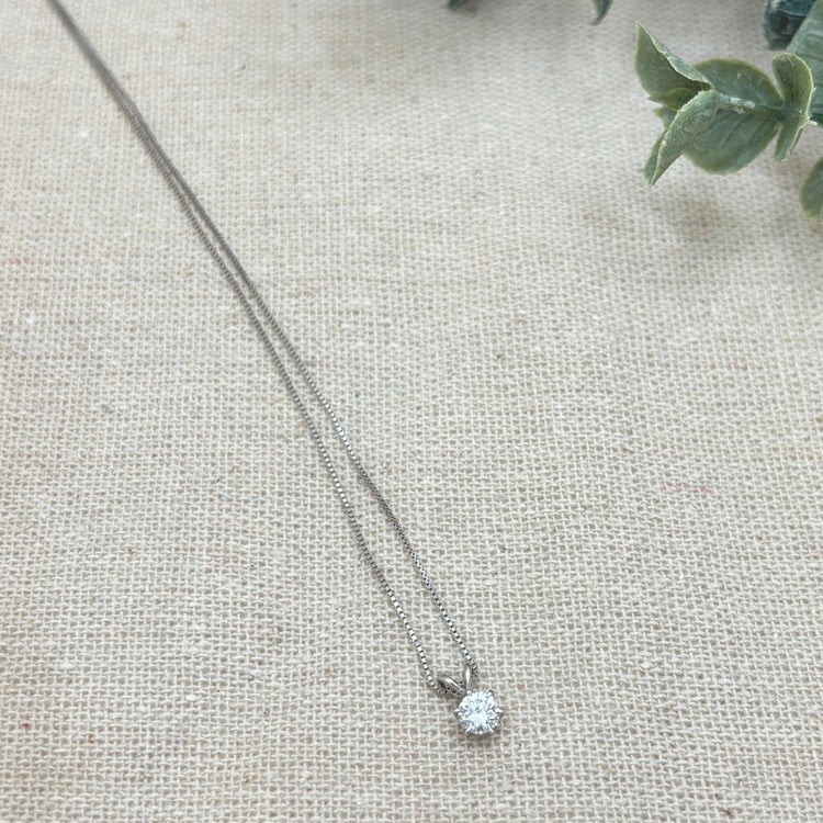 Pt ネックレス ダイヤ CJ0661