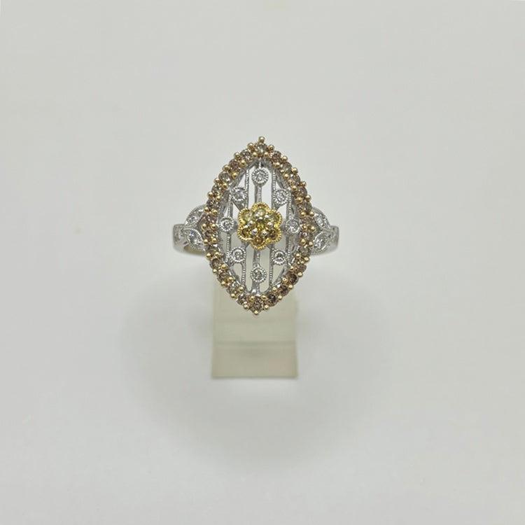 K18/K18WG リング ダイヤ　CJ0662