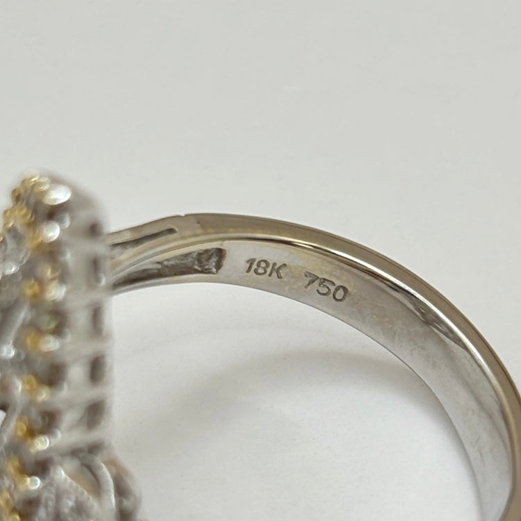 K18/K18WG リング ダイヤ　CJ0662