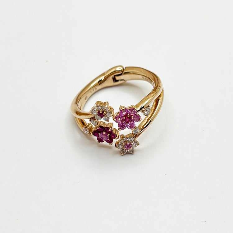 K18 リング  ルビー CJ0665