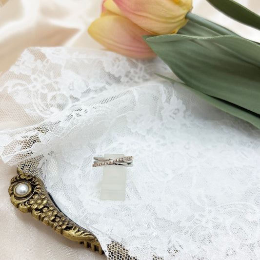 K18/Pt リング ダイヤ CJ0669