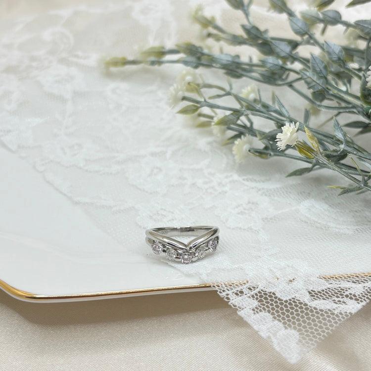 Pt リング ピンクダイヤ CJ0671