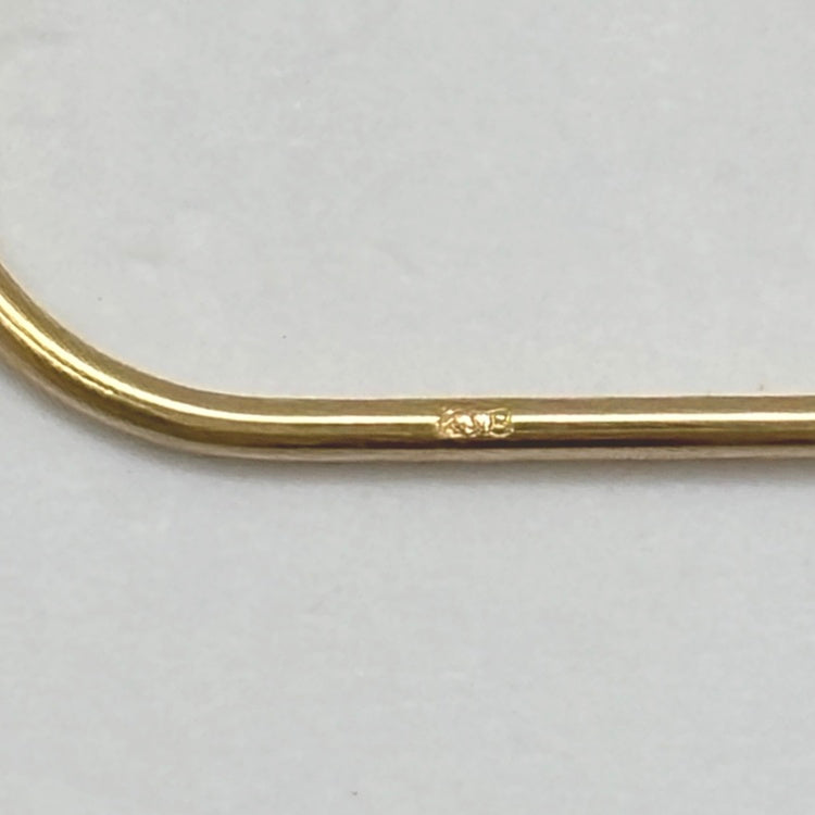 K18 ピアス ブルートパーズ CJ0672