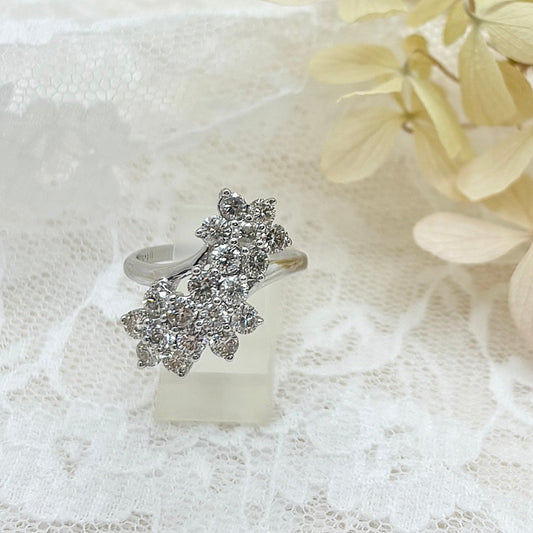 K18WG  リング ダイヤ CJ0674