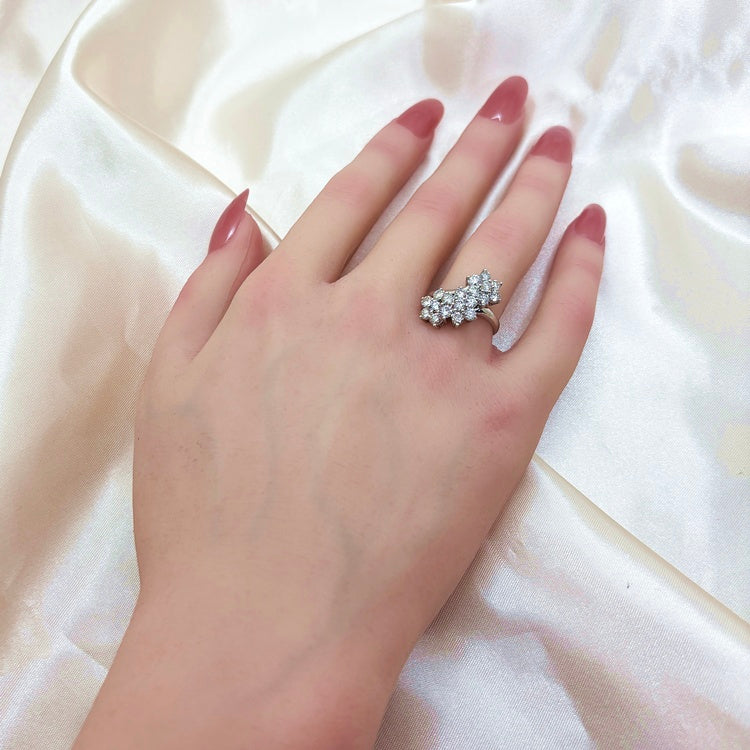 K18WG  リング ダイヤ CJ0674