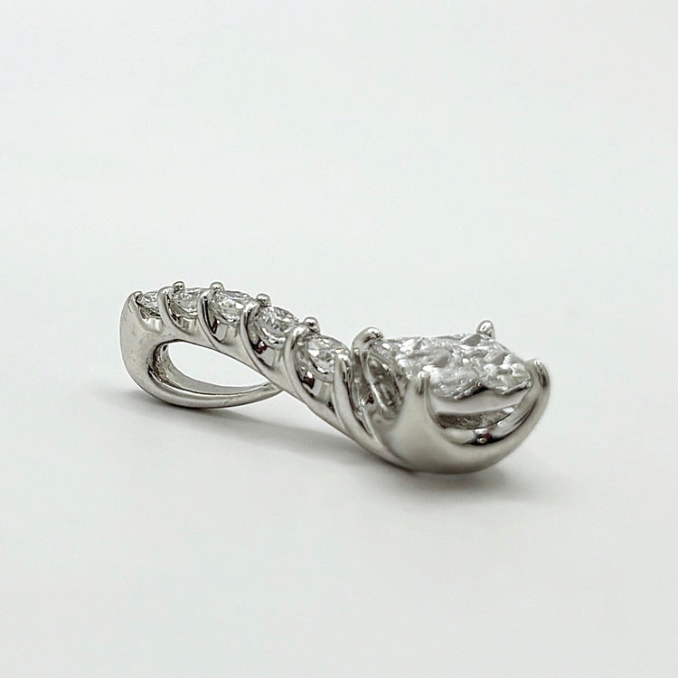 Pt ペンダントトップ ダイヤ CJ0677