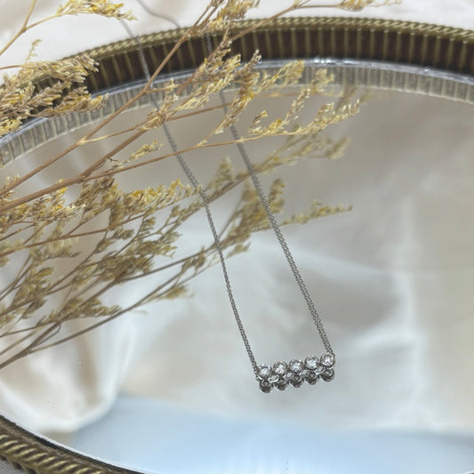 Pt ネックレス ダイヤ CJ0678