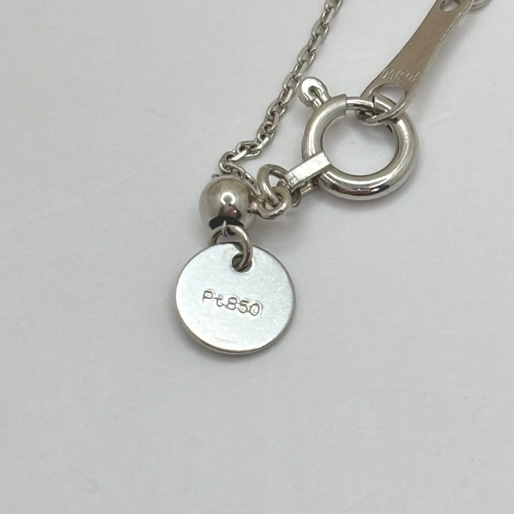 Pt ネックレス ダイヤ CJ0678