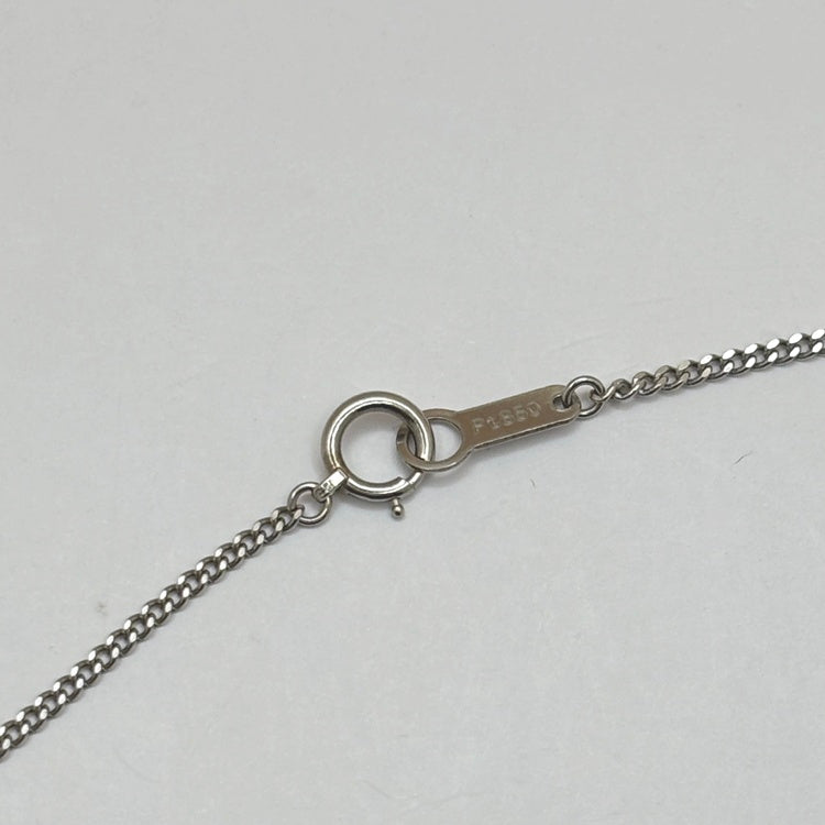 Pt ネックレス ダイヤ ハート CJ0679