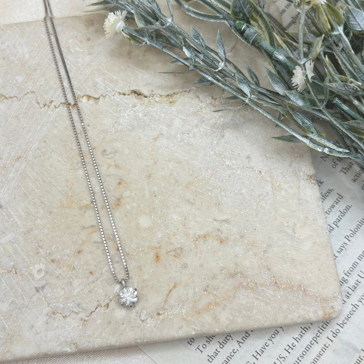 Pt ネックレス ダイヤ CJ0680