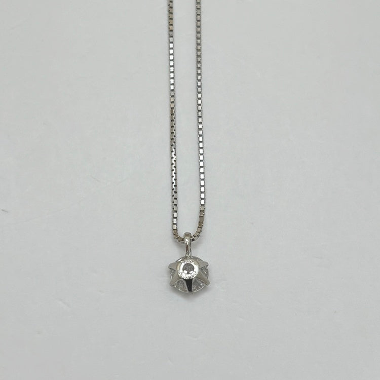 Pt ネックレス ダイヤ CJ0680