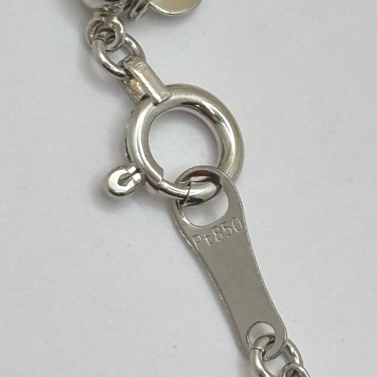 Pt ネックレス ダイヤ CJ0680