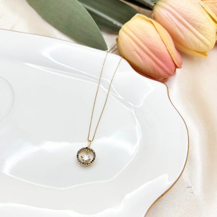 K18 ネックレス ダイヤ　H＆C CJ0682