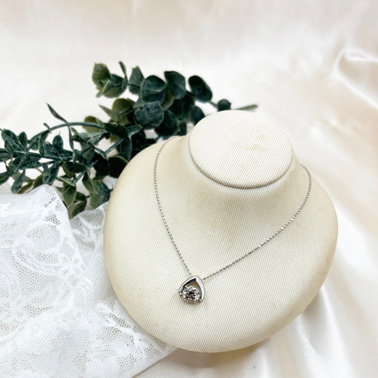 Pt ネックレス ダイヤ CJ0683