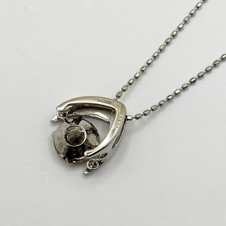 Pt ネックレス ダイヤ CJ0683