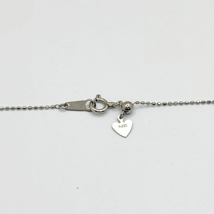 Pt ネックレス ダイヤ CJ0683