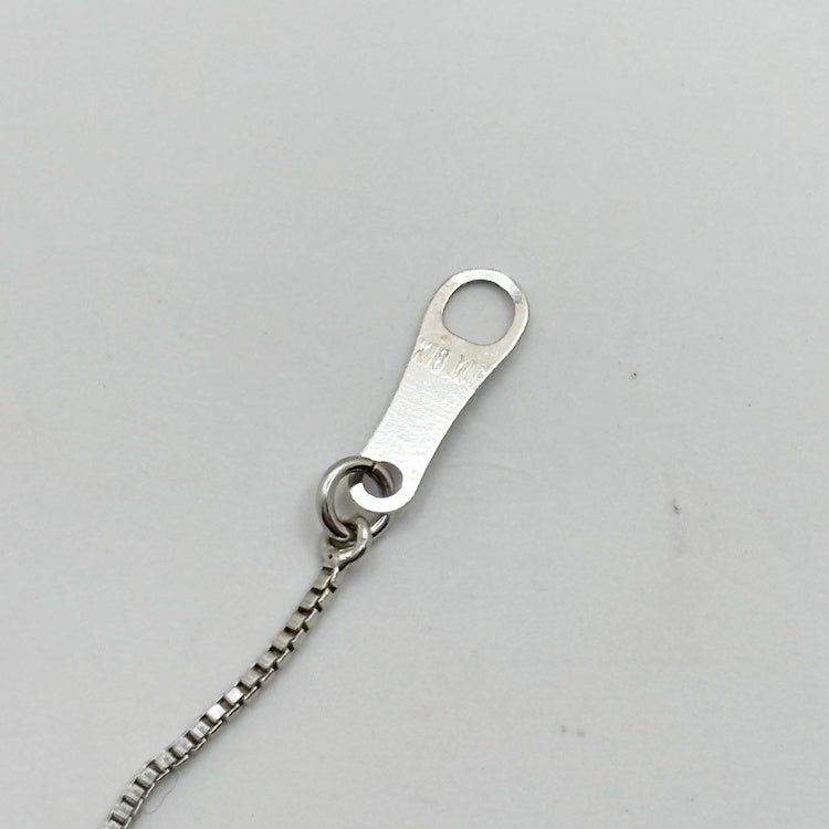 K18WG ネックレス ダイヤ CJ0685