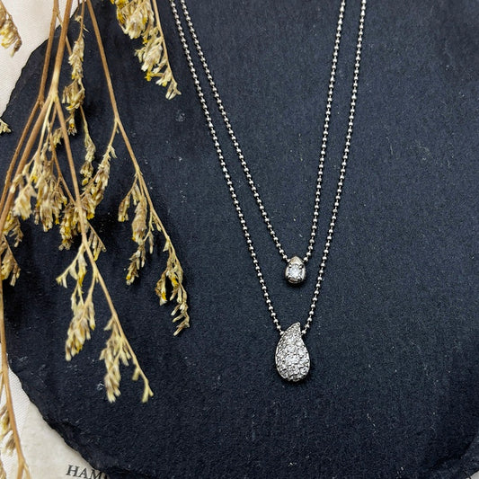 Pt ネックレス ダイヤ CJ0686