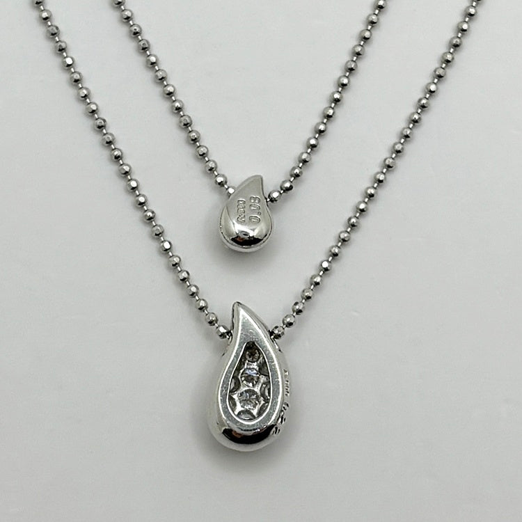 Pt ネックレス ダイヤ CJ0686