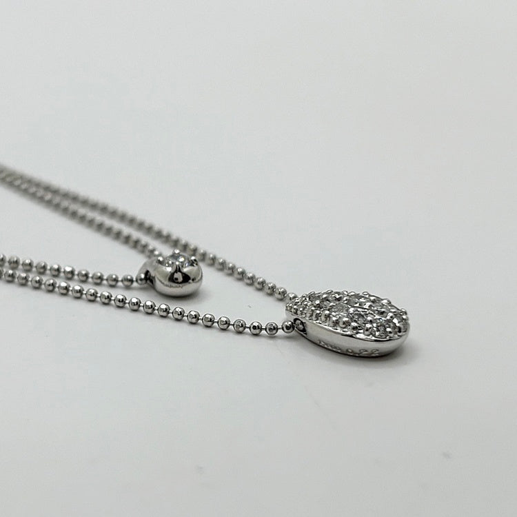 Pt ネックレス ダイヤ CJ0686