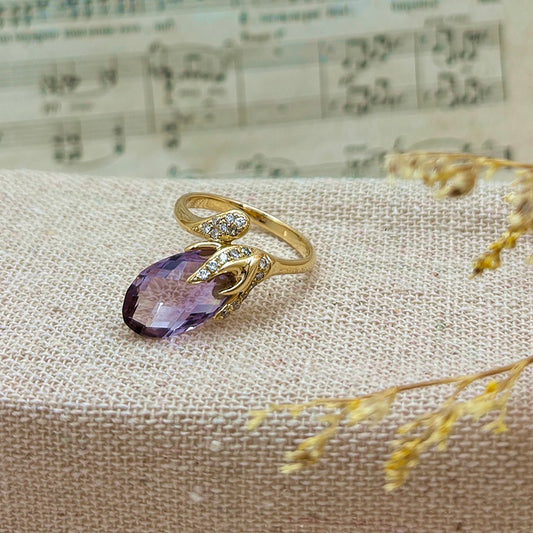 K18 リング アメシスト CJ0687