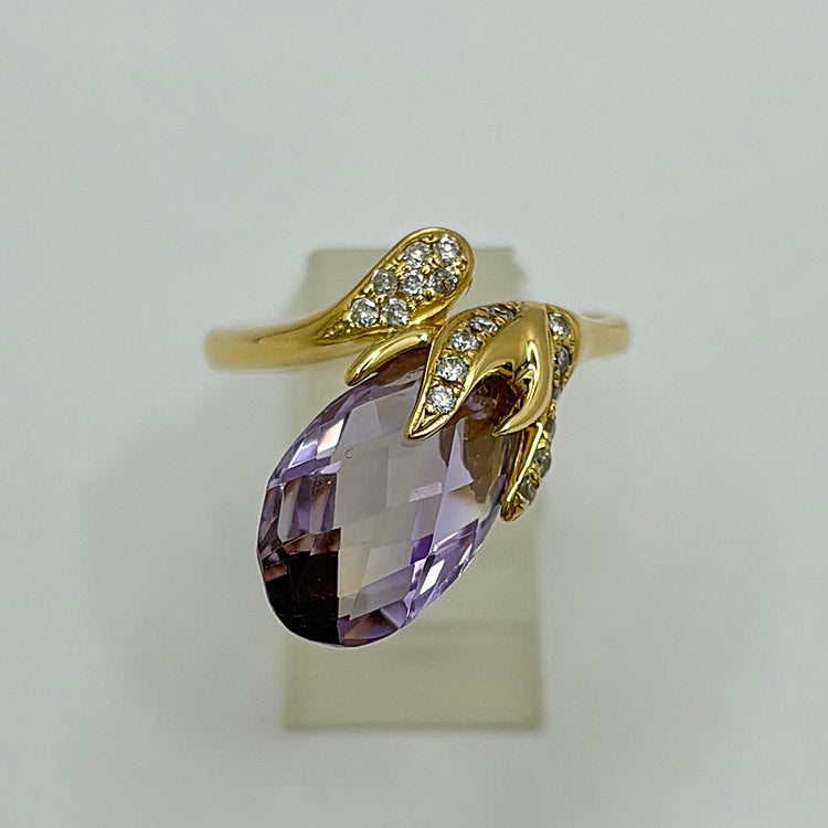 K18 リング アメシスト CJ0687