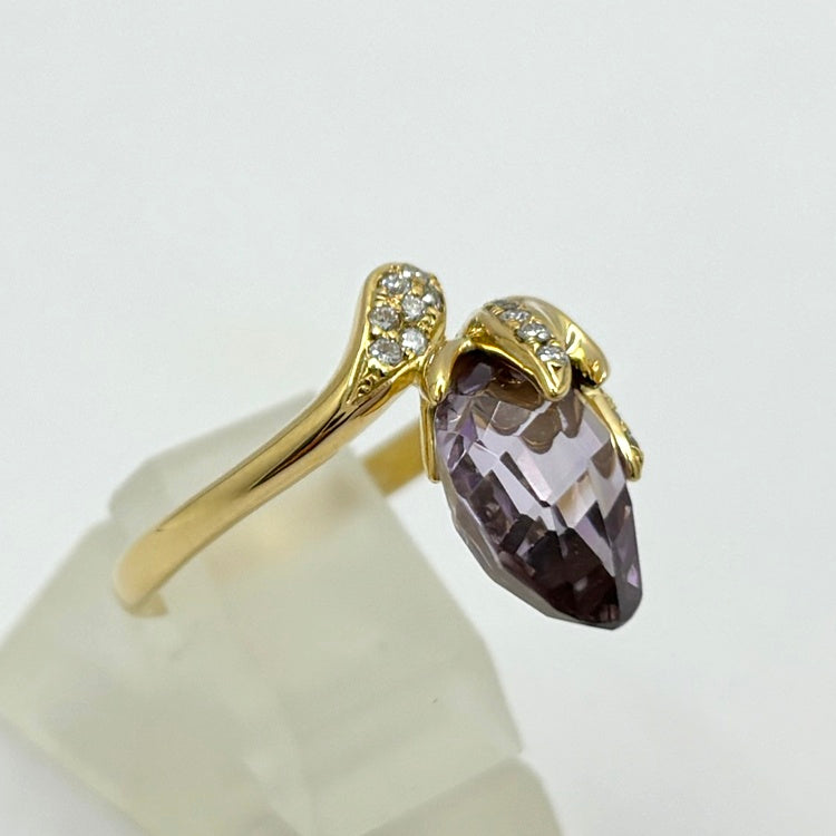 K18 リング アメシスト CJ0687