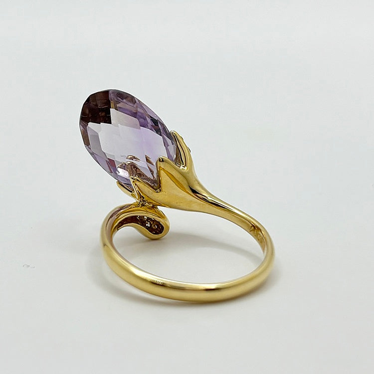 K18 リング アメシスト CJ0687