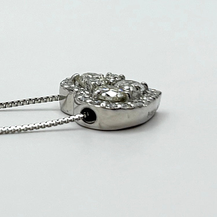 Pt ネックレス ダイヤ CJ0688