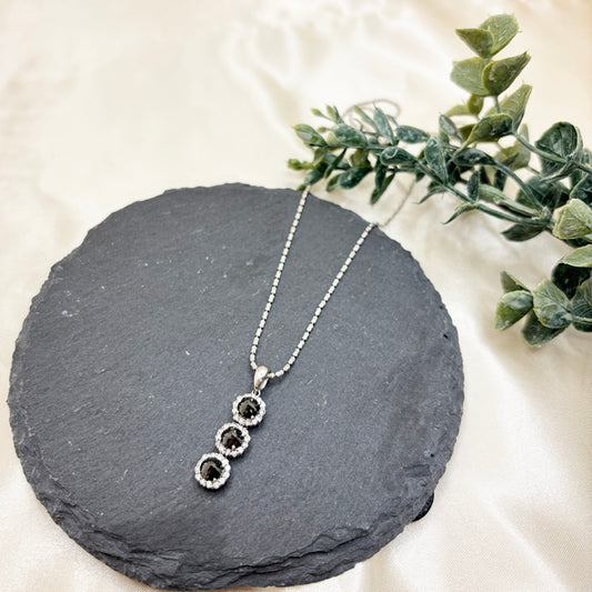 K18WG ネックレス ダイヤ CJ0689