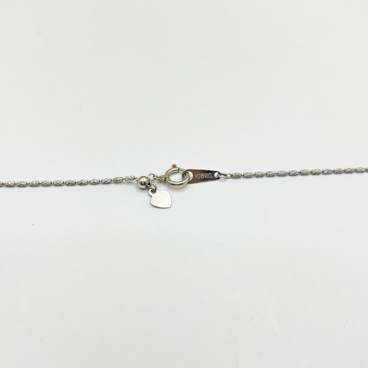 K18WG ネックレス ダイヤ CJ0689