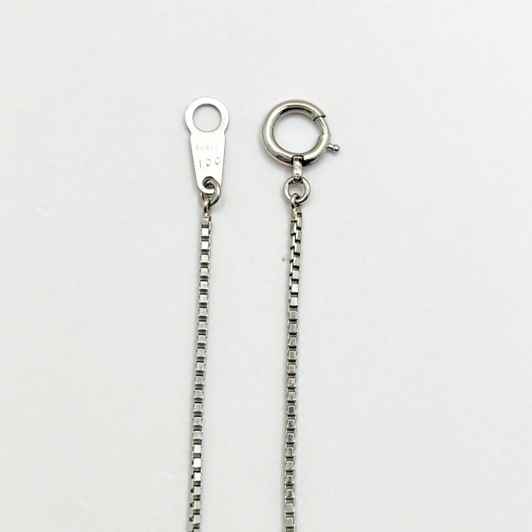 Pt ネックレス  ダイヤ クロス CJ0691