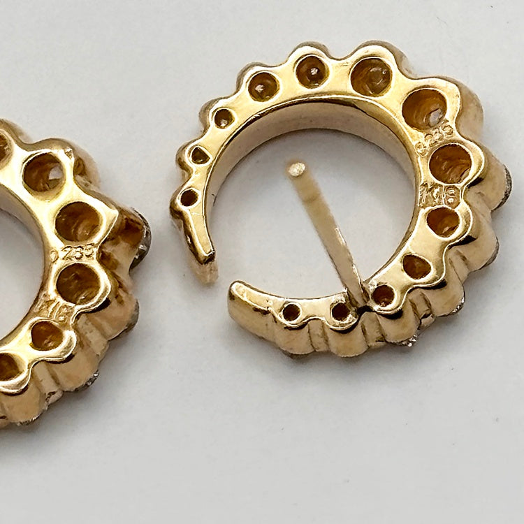 K18 ピアス ダイヤ CJ0694