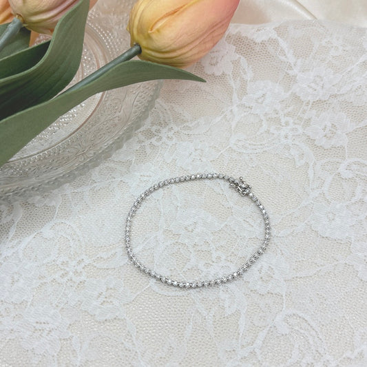 K18WG ブレスレット ダイヤ CJ0695