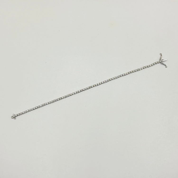 K18WG ブレスレット ダイヤ CJ0695