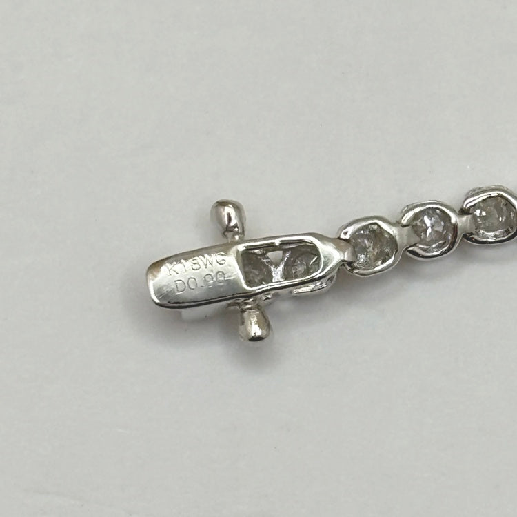 K18WG ブレスレット ダイヤ CJ0695