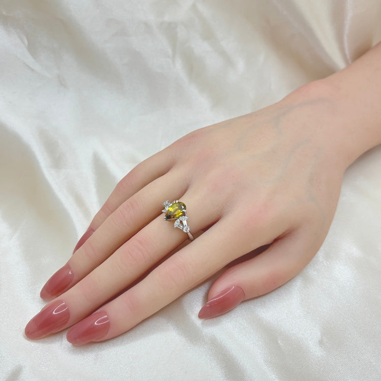 Pt リング スフェーン CJ0696