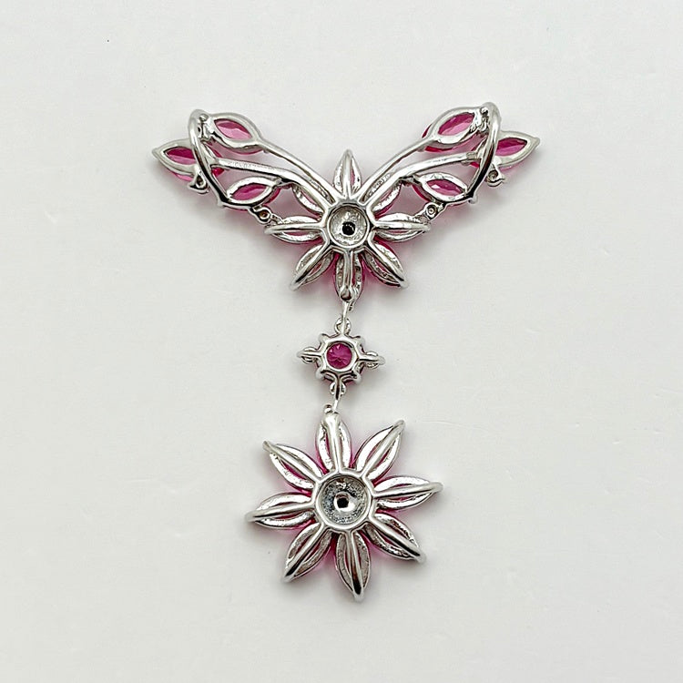 K18WG ペンダント スピネル CJ0710